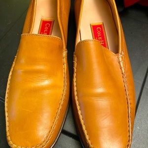 Cole Haan tan loafers